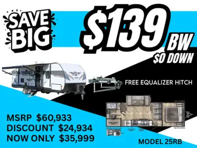 NEW NON CURRENT CLEAR OUT SALE !!! NEW 2022 Forest River Shasta 25RB Visit us today at 33 Emes Road...