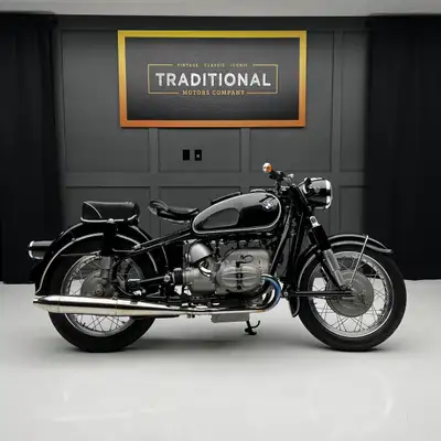 The 1969 BMW R69S is a two owner, triple numbers matching, serial number 663891, that was acquired b...