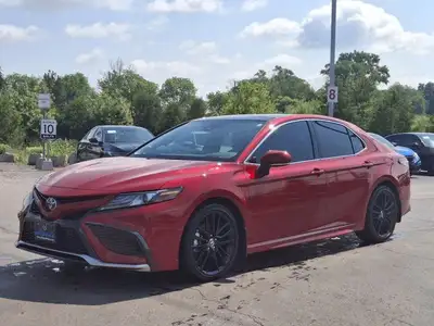 Come see this certified 2022 Toyota Camry XSE V6 | Leather | Sunroof | Heated Seats | CarPlay + Andr...