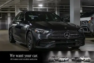 This Mercedes-Benz C-Class has a strong Intercooled Turbo Gas/Electric I-4 2.0 L/122 engine powering...
