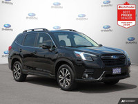 New Price! Crystal Black 2023 Subaru Forester Limited Leather | Sunroof | Navigation AWD Lineartroni... (image 6)