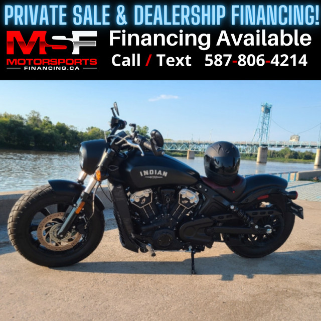 2018 INDIAN SCOUT BOBBER (FINANCING AVAILABLE) in Touring in Strathcona County