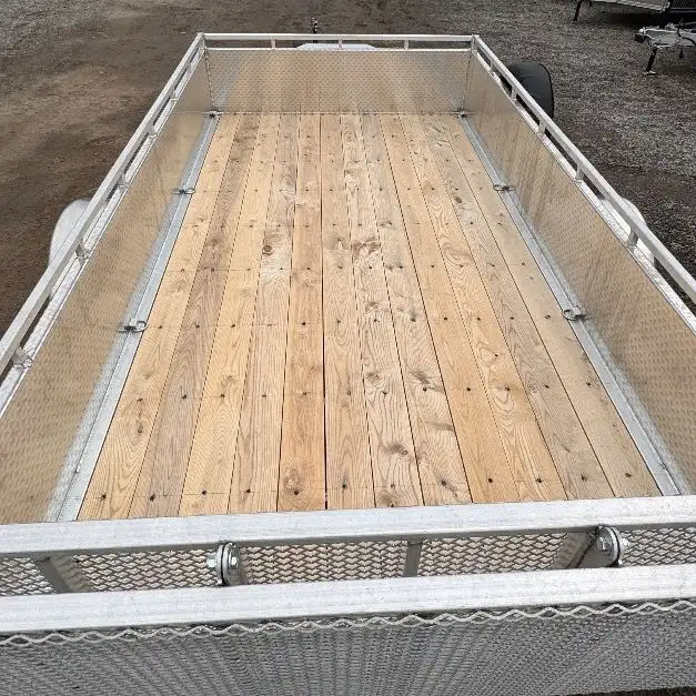 Aluminum 6x10 byfold ramp Single Axle Utility cargo Trailer in Cargo & Utility Trailers in Brantford - Image 8