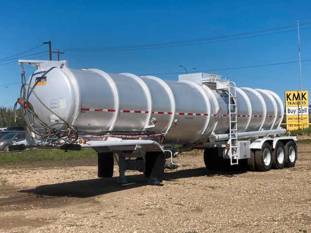 2012 Brenner 33310 Liter Crude Oil Aluminum Tank Trailer (Pump) in Heavy Equipment in Edmonton