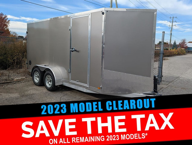  2023 Canadian Trailer Company 6X14 V-Nose Cargo Trailer Aluminu in Cargo & Utility Trailers in Guelph