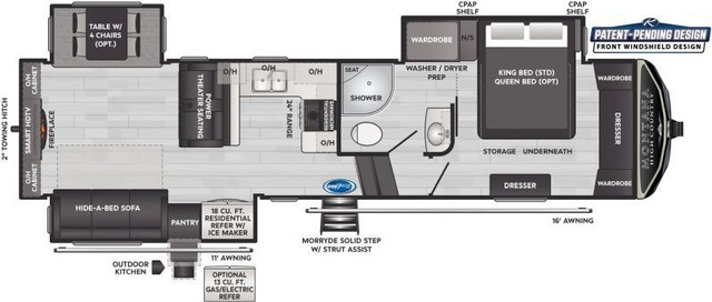 2023 KEYSTONE MONTANA HIGH COUNTRY 311RD in Travel Trailers & Campers in Hamilton - Image 2