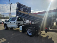 2023 Ford Super Duty F-550 DRW XLT 4WD Crew Cab 203" WB 84" CA, 6.7L V8 Diesel, 12ft Gravel Box, Rem... (image 4)