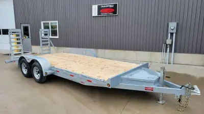 20' long, 82in. wide, 5 Ton Galvanized Equipment Float Trailer, built in Brantford by Trailerworld S...