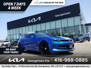 2017 Chevrolet Camaro 2LT 2.0L RWD | SUNROOF | HTD SEATS | BU CAM | LTHR