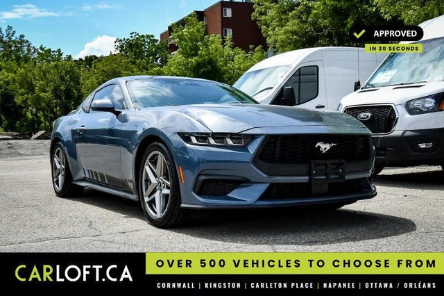 2024 Ford Mustang EcoBoost • LOW MILEAGE • HEATED SEATS in Cars & Trucks in Kingston
