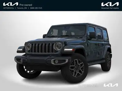 This accident-free 2024 Jeep Wrangler Sahara 4x4 is a refined off-road SUV blending rugged capabilit...