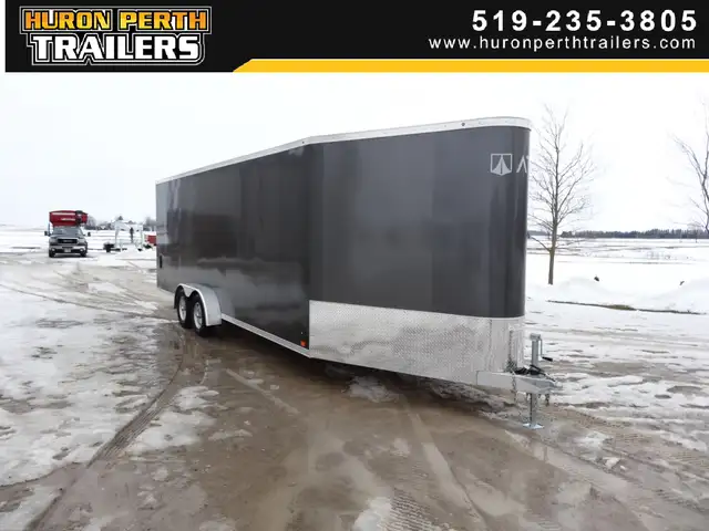 2023 ATC ROM200 7x22+6 Aluminum Snowmobile Trailer in Cargo & Utility Trailers in Grand Bend - Image 3