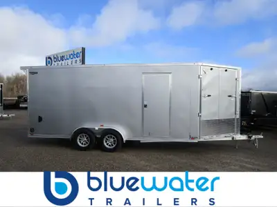 SALE!! REGULAR $17,125 NOW ONLY $16,425!! Lightning Aluminum Enclosed Snowmobile Trailer is $16,275....