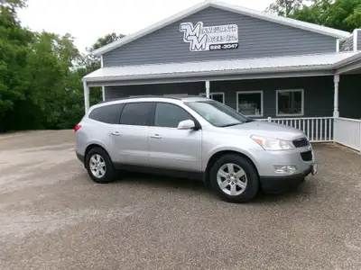 HERE'S A 2011 TRAVERSE 2LT, LOCAL CONSIGNMENT SALE WITH US. NEW BRIDGESTONE TIRES, A THICK STACK OF...
