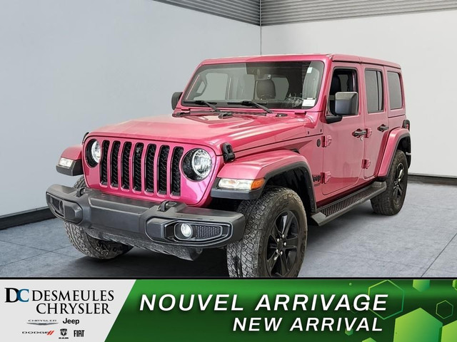 2022 Jeep Wrangler Unlimited Sahara Altitude Ens 2 toits Cuir Uc in Cars & Trucks in Laval / North Shore