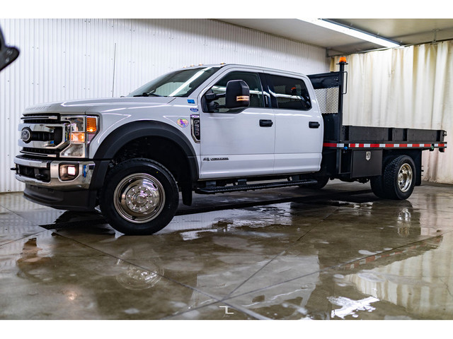  2021 Ford F-550 4x4 Crew Cab XLT Dually Deck Diesel in Cars & Trucks in Red Deer - Image 4