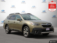 New Price! Odometer is 36675 kilometers below market average! Green Metallic 2022 Subaru Outback Lim... (image 5)