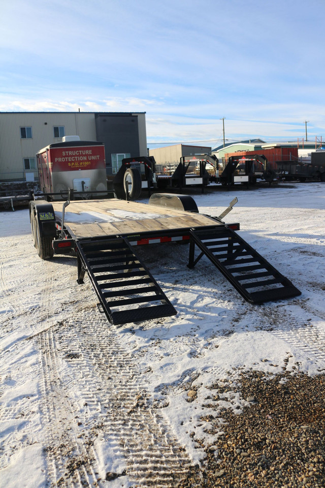 2021 CANADA TRAILERS 84 X 18' Tandem axle car / equipment hauler in Travel Trailers & Campers in Prince George - Image 2