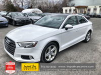 2018 Audi A3 2.0T Komfort QUATTRO, LEATHER, PANO. ROOF, PDC,...