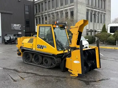 2008 Camoplast SW 4S Tracked Snow Blower 2318hrs Articulating V-Plow Salt/sand Spreader Hydraulic Sn...