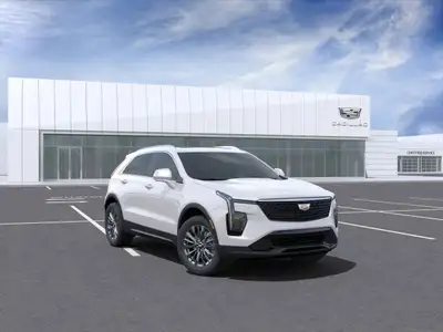 Introducing the Cadillac XT4 AWD Premium Luxury 2025 in a pristine white finish, a robust and capabl...