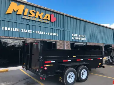 Miska Roofing Contractor Heavy Duty Dump Trailers - Proudly Made in Hamilton, Ontario, Canada 7 Ton...