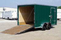 Miska Green Pro 7'x14' Enclosed Landscape Trailer