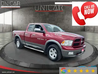 2012 Ram 1500 Hemi OutdoorsmanFIFTH WHEEL AND REAR AIR RIDE Safety Certification Included Financing...