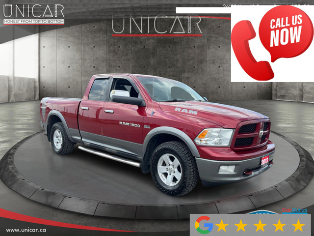 2012 Ram 1500 FIFTH WHEEL AIR RIDE 4X4 V8 Quad Cab Outdoorsman in Cars & Trucks in Markham / York Region