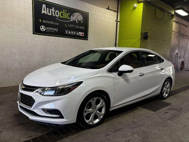 2016 Chevrolet Cruze 4dr Sdn Auto Premier, Cuir, Cam de recul in Cars & Trucks in Laval / North Shore