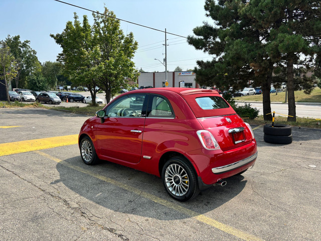 FIAT 500 CONVERTIBLE LOUNGE | AUTO | FULLY LOADED | NO ACCIDNTS  in Cars & Trucks in Mississauga / Peel Region - Image 2