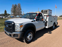 2015 Ford F550 Utility Lube Truck/4x4/GAS/HYD COMP