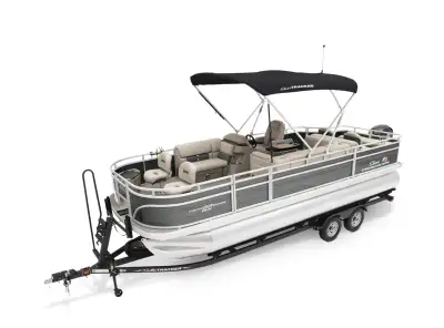 Fishin' Barge 22 DLX - Best Pontoon Boat $76,995 -$5,000 [SUPER SUMMER SALE] $71,995 or $282 BWKLY *...