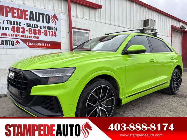 2019 Audi Q8 TECHNIK | QUATTRO | LIME GREEN WRAP | 22 INCH WHEEL in Cars & Trucks in Calgary