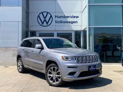 Humberview Volkswagen on the Queensway This fully loaded 2021 Jeep Grand Cherokee Summit 4x4 is the...