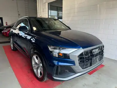 Sleek, sporty, and luxurious, the 2019 Audi Q8 Progressiv S-Line is a flagship SUV that blends style...