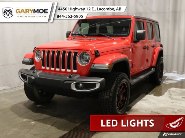 2018 Jeep Wrangler Unlimited Sahara, Safety Tec Group Leather Se in Cars & Trucks in Red Deer