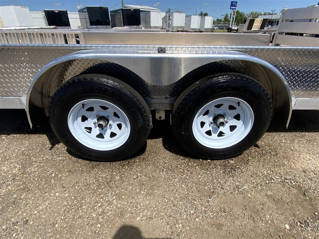 2023 Strong Haul 6.8 x16 Toy Hauler Tandem Flat Deck | Ramp Gate in Cars & Trucks in Regina - Image 3