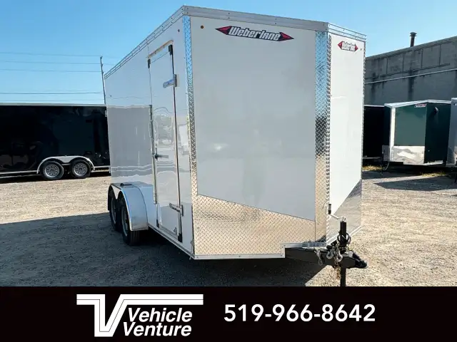 2025 WEBERLANE 7X14 CONTRACTOR  12" EX HT RAMP WHITE $38/WK OAC in Cargo & Utility Trailers in Oakville / Halton Region - Image 4