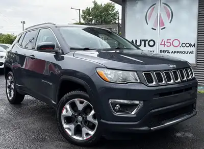 ***FINANCEMENT 99.9% APPROUVÉ***JEEP COMPASS LIMITED 2018***LIMITED,CUIR,TOIT PANO,NAV,4X4,MAGS***FI...