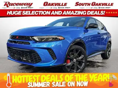 2024 DODGE HORNET R/T PLUS AWD Blue Exterior Black Alcantara Interior 1.3L 4Cyl Engine Raceway Demo...