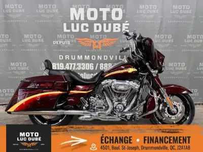Harley-Davidson FLHXSE CVO Street Glide 2010 SEULEMENT 60 854 KM MOTO CANADIENNE ÉDITION LIMITÉ SCRE...