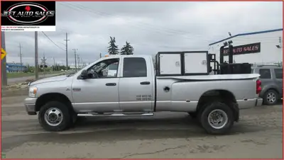 NEW ARRIVAL.. 2008 Ram 3500 4x4 QUAD Cab WITH WELDING SKID - 6 Cylinder 6.7 L Diesel Engine - Automa...