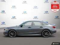 New Price! Odometer is 3458 kilometers below market average! Gray 2025 Honda Civic Sport FWD CVT 2.0... (image 1)