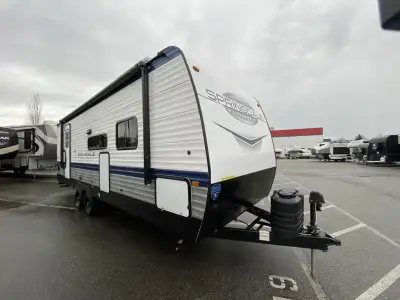 Keystone Springdale travel trailer 240RBWE highlights: Large Slide Out Front Private Bedroom Pass-Th...