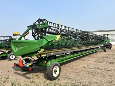 Location: Horizon Ag & Turf Westlock 2024 JOHN DEERE HD45R, STANDARD REEL, FINE TOOTH LNG HW GUARDS,...