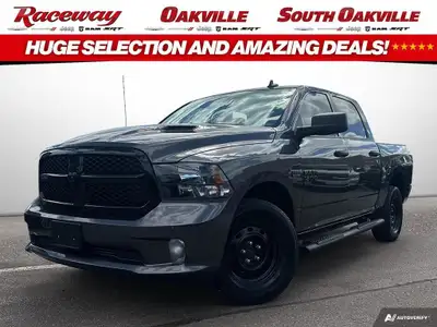 2022 Ram 1500 Classic Express Crew Cab 4x4 Granite Crystal Metallic Black Interior / Diesel Grey Sea...