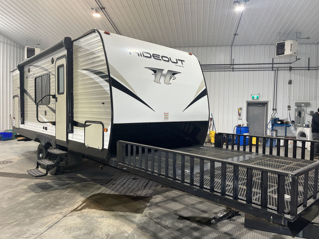 8 X 8 Front Deck Toy Hauler!  Rare Find in Travel Trailers & Campers in Edmonton