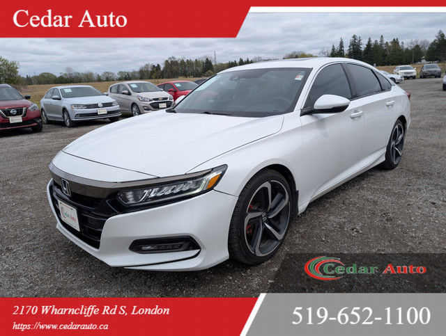 2019 Honda Accord Sedan 2 YEAR POWERTRAIN WARRANTY | Sport Manua in Cars & Trucks in London - Image 3