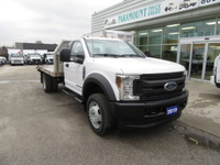  2019 Ford F-550 DIESEL REG CAB 4X4 WITH ALUMINUM FLAT DECK